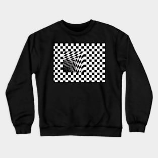 3D effect squares Crewneck Sweatshirt